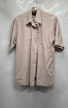 Load image into Gallery viewer, Tommy Hilfiger Mens Beige Check Cotton Short Sleeve Button-Up Shirt Size XL
