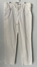 Load image into Gallery viewer, Massimo Dutti Womens Off-White Stretch Straight Leg Jeans Pants Size 6
