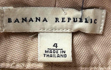 Load image into Gallery viewer, Banana Republic Womens Beige Cotton Pockets Cargo Pants Size 4
