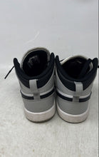 Load image into Gallery viewer, Nike Kids Air Jordan 1 Mid White Black Gray Lace-Up Sneaker Shoes Size 1.5Y
