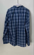 Load image into Gallery viewer, Calvin Klein Mens Infinite Blue Plaid Collared Long Sleeve Button-Up Shirt Sz XL
