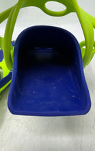 Load image into Gallery viewer, U.S. Divers Kids Fluorescent Blue Green Open Heel Fins Size Medium 1-4
