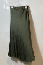 Load image into Gallery viewer, Naacha Paris Womens Green Elastic Waist Asymmetric Pull On Maxi Skirt No Size
