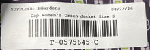 Load image into Gallery viewer, Gap Womens Green Long Sleeve Belted Double-Breasted Trench Coat Size Small

