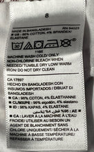Load image into Gallery viewer, Old Navy Womens Pixie White Brown Striped Print Belt Loops Chino Pants Size 8
