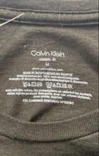 Load image into Gallery viewer, Calvin Klein Mens Black Classic Fit Short Sleeve Pullover T-Shirt Size M
