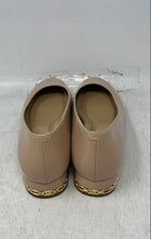Load image into Gallery viewer, Michael Kors Womens Beige Patent Leather Slip-On Block Pump Heels Size 8M
