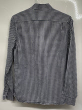 Load image into Gallery viewer, J.Crew Mens Blue White Gingham Slim Fit Long Sleeve Button-Up Shirt Size Medium
