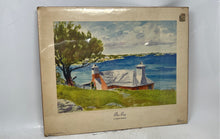 Load image into Gallery viewer, Collectible Reproduction Watercolor Blue Bay By Adolph Treidler Wall Art Print
