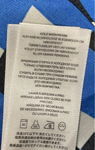 Load image into Gallery viewer, Michael Kors Womens Blue Black Sleeveless Blouse Top Size Large
