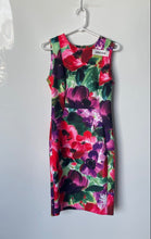 Load image into Gallery viewer, Calvin Klein Womens Multicolor Floral Sleeveless Round Neck Sheath Dress Size 6

