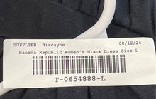 Load image into Gallery viewer, Banana Republic Womens Black Pleated Sleeveless V-Neck Maxi Dress Size L
