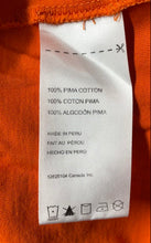 Load image into Gallery viewer, Psycho Bunny Mens Orange Pima Cotton Crew Neck Carson Graphic T-Shirt Size 6

