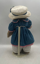 Load image into Gallery viewer, Russ Berrie Vintage Edition Collectible Bear Plush Toy In Denim Dress
