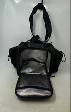 Load image into Gallery viewer, Hydra Cup Unisex Black Adjustable Strap Outer Pockets Lined Zip-Around Lunch Bag
