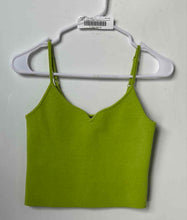 Load image into Gallery viewer, Express Womens Green Sleeveless V-Neck Knitted Pullover Blouse Top Size M
