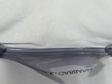 Load image into Gallery viewer, Dolce &amp; Gabbana Beauty Womens Black Transparent Travel Cosmetic Makeup Bag
