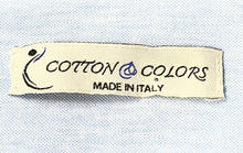 Load image into Gallery viewer, Cotton &amp; Colors Mens Light Blue Short Sleeve Collared Golf Polo Shirt Size L
