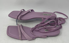 Load image into Gallery viewer, Steve Madden Womens Garvan Purple Leather Open Toe Gladiator Sandals Size 9.5M
