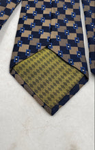 Load image into Gallery viewer, Valentino Mens Blue Brown Printed Adjustable Pointed Tie
