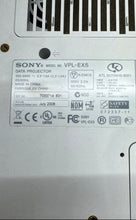 Load image into Gallery viewer, Sony White Portable 3LCD Data Projector With Bag Model VPL-EX5 Untested
