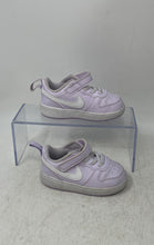 Load image into Gallery viewer, Nike Kids Court Borough Low Recraft DV5458-500 Purple White Sneaker Shoes Sz 6C
