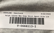 Load image into Gallery viewer, Polo Ralph Lauren Boys Gray Short Sleeve Classic Fit Polo Shirt Size L 14-16
