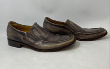 Load image into Gallery viewer, Giancarlo Cecarici Mens Dark Brown Leather Slip-On Loafer Shoes Size 45
