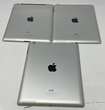 Load image into Gallery viewer, Lot Of 3 Pcs Assorted Apple iPad Silver Mixed iOS Tablets Not Tested For Parts
