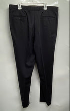Load image into Gallery viewer, Hugo Boss Mens Black Wool Pleated Front Pockets Dress Pants Size 42R
