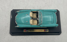 Load image into Gallery viewer, Bburago Chevrolet Corvette 1957 Display Collectible Blue Decor Diecast Car
