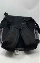Load image into Gallery viewer, Adidas Mens 5-Star Team Black Gray Adjustable Shoulder Strap Zipper Backpack
