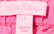 Load image into Gallery viewer, Lilly Pulitzer Womens Pink Strapless Ruffle Pullover Blouse Top Size Large
