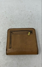 Load image into Gallery viewer, Fossil Mens Brown White Leather Zipper Pocket Lined Bifold Wallet
