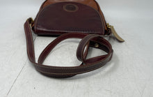 Load image into Gallery viewer, Andantini Moda Italiana Womens Brown Leather Charm Flap Crossbody Bag
