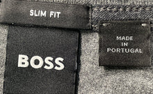 Load image into Gallery viewer, Hugo Boss Mens Dark Gray Cotton Short Sleeve Crew Neck Slim Fit T-Shirt Size L
