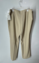 Load image into Gallery viewer, Signature By Larry Levine Womens Tan Flat Front Dress Pants Size 18 With Tags
