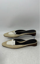 Load image into Gallery viewer, Cole Haan Womens Beige White Leather Slip-On Block Mule Heels Size 9.5B
