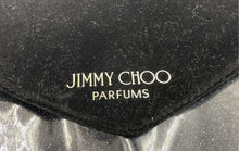 Load image into Gallery viewer, Jimmy Choo Parfums Womens Black Chain Strap Flap Over Crossbody Bag With Tags
