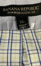 Load image into Gallery viewer, Banana Republic Mens Multicolor Plaid Non-Iron Classic Fit Button-Up Shirt Sz XL
