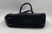 Load image into Gallery viewer, Authentic Tory Burch Womens Emerson Black Saffiano Leather Tote Handbag Stained
