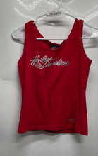 Load image into Gallery viewer, Harley-Davidson Womens Red Cotton Sleeveless Scoop Neck Pullover Tank Top Size S

