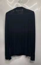 Load image into Gallery viewer, Helen Anderson Womens Black Long Sleeve Mock Neck Sequin Blouse Top Size 14

