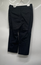 Load image into Gallery viewer, Ann Taylor Womens Black Flat Front Pockets Straight Leg Ankle Pants Size 2P
