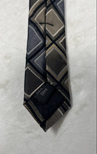 Load image into Gallery viewer, Perry Ellis Mens Multicolor Geometric Keeper Loop Adjustable Pointed Tie
