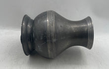 Load image into Gallery viewer, Silver-Tone Round Base 224 Freestanding Decorative Collectible Vase
