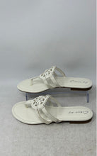 Load image into Gallery viewer, Circus By Sam Edelman Womens Canyon White Leather Slip-On Thong Sandals Size 7M
