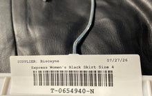 Load image into Gallery viewer, Express Womens Black Back-Zip Short Straight &amp; Pencil Skirt Size 4
