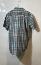 Load image into Gallery viewer, Calvin Klein Mens Gray Plaid Short Sleeve Collared Button-Up Shirt No Size
