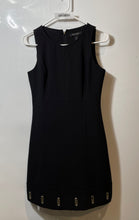 Load image into Gallery viewer, White House Black Market Womens Black Sleeveless Back Zip Sheath Dress Size 00
